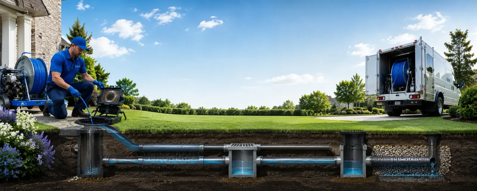 Outdoor drain cleaning information for Lincolnshire, IL